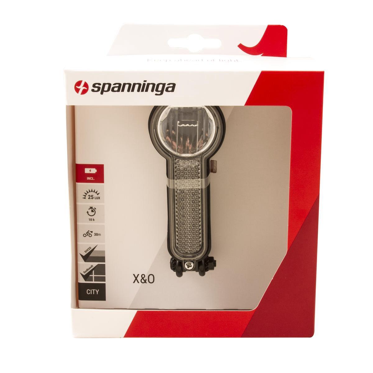 Spanninga X&O 25 fanale anteriore a batteria 25 Lux 4/5