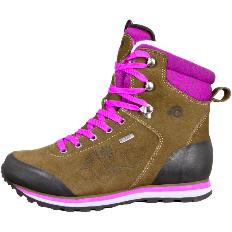 Chaussures de trekking et de randonnée femme HPM59 doublées de laine