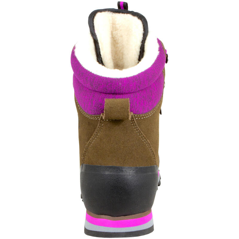 Chaussures de trekking et de randonnée femme HPM59 doublées de laine