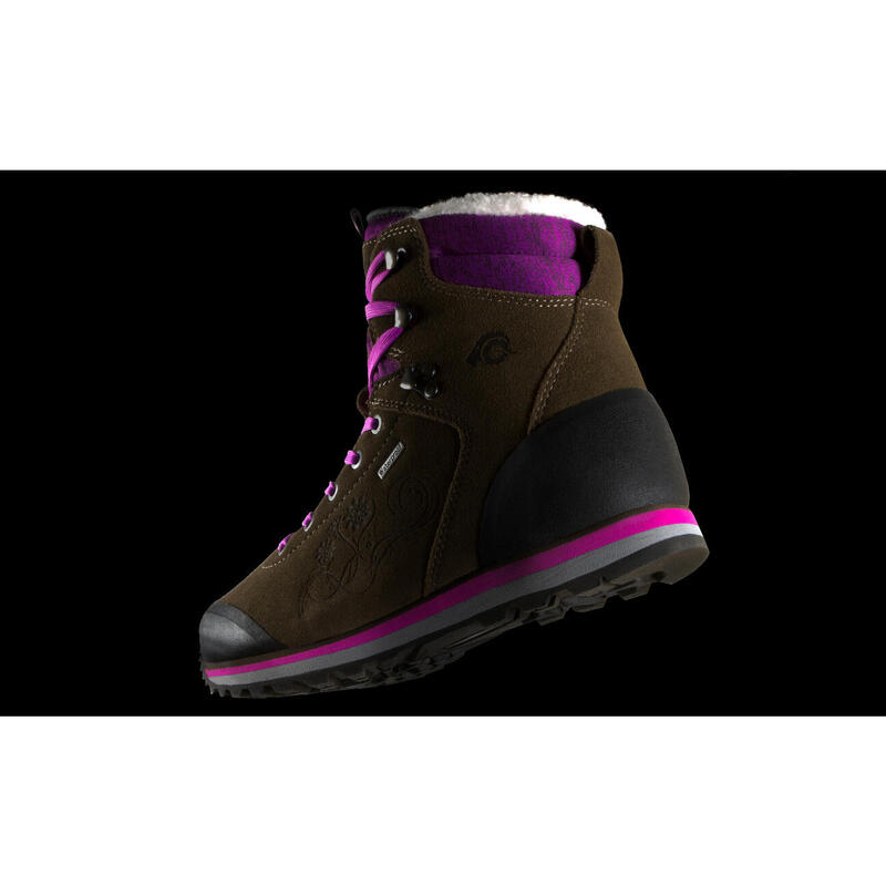 Chaussures de trekking et de randonnée femme HPM59 doublées de laine