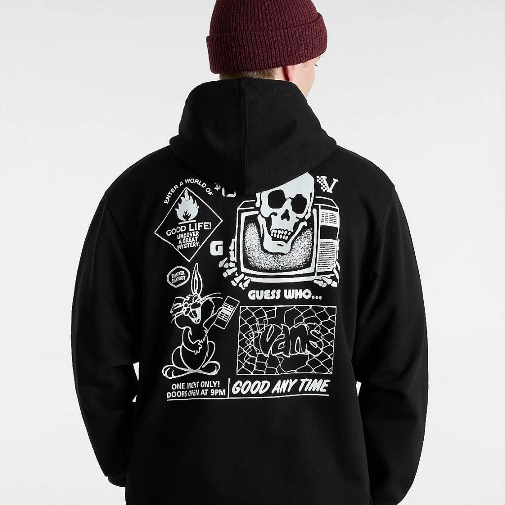 Sweat-shirt Vans Modèle Crazy Eddy 66 Loose Po Couleur Noir 3/5