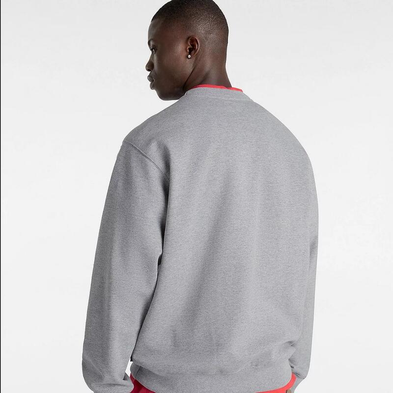 Sudaderas Hombre Vans Spray On Loose Crew Gris