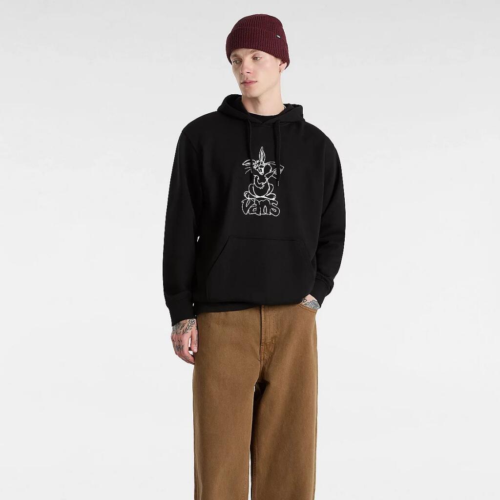 Sweat-shirt Vans Modèle Crazy Eddy 66 Loose Po Couleur Noir 5/5