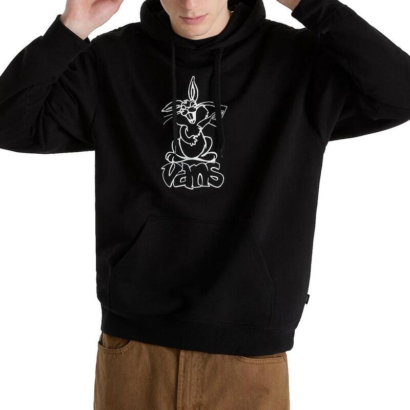 Sudaderas Hombre Vans Crazy Eddy 66 Loose Po Negro