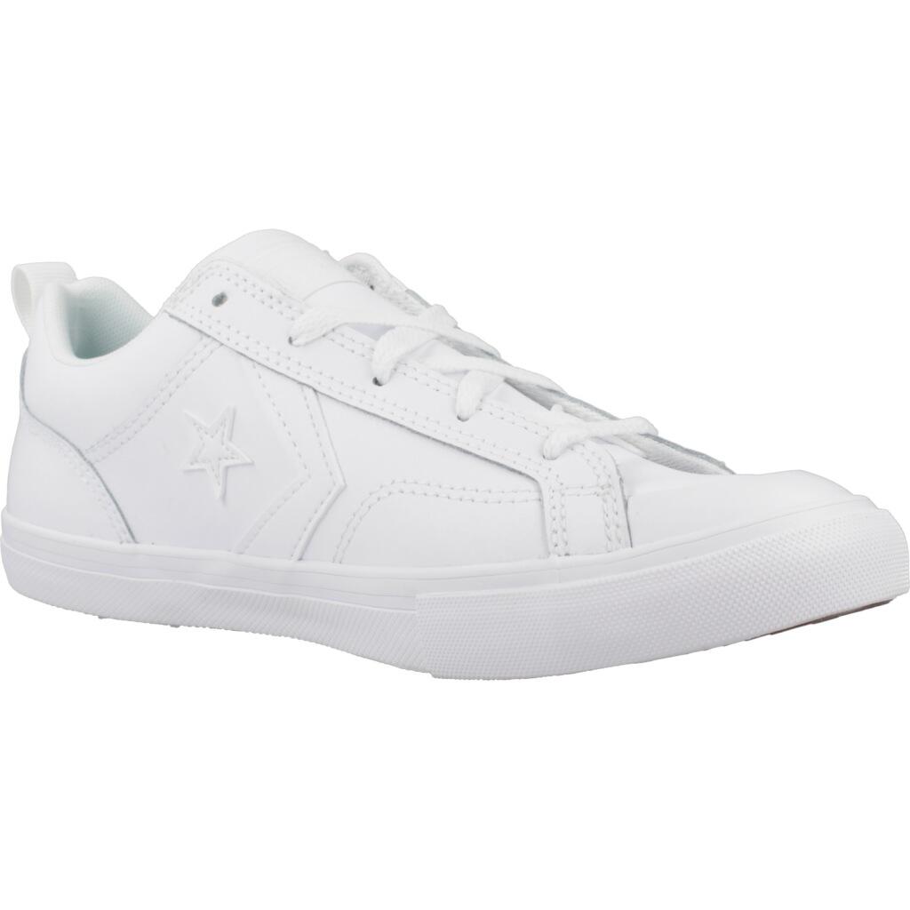Sapatos Converse Pro Blaze Strap Leather para mulher Branco 5/5