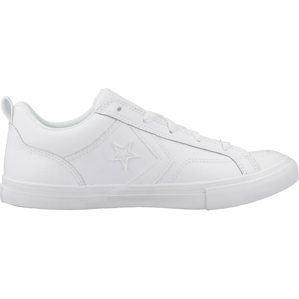 Sapatos Converse Pro Blaze Strap Leather para mulher Branco 4/5