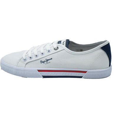 Turnschuhe Pepe Jeans Brady Men Basic. Weiß. Herren