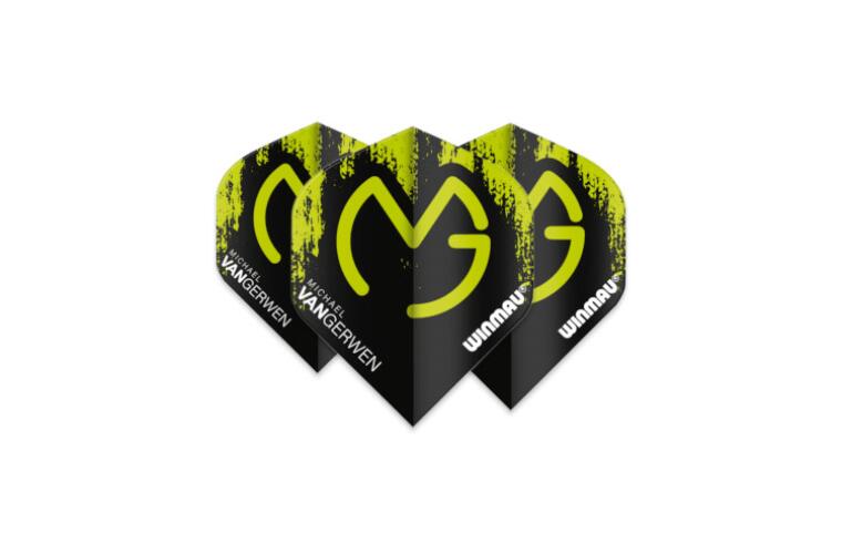 Winmau Dart Flights Mega Standard MvG Michael Van Gerwen 1 x Set WF6900 - 234