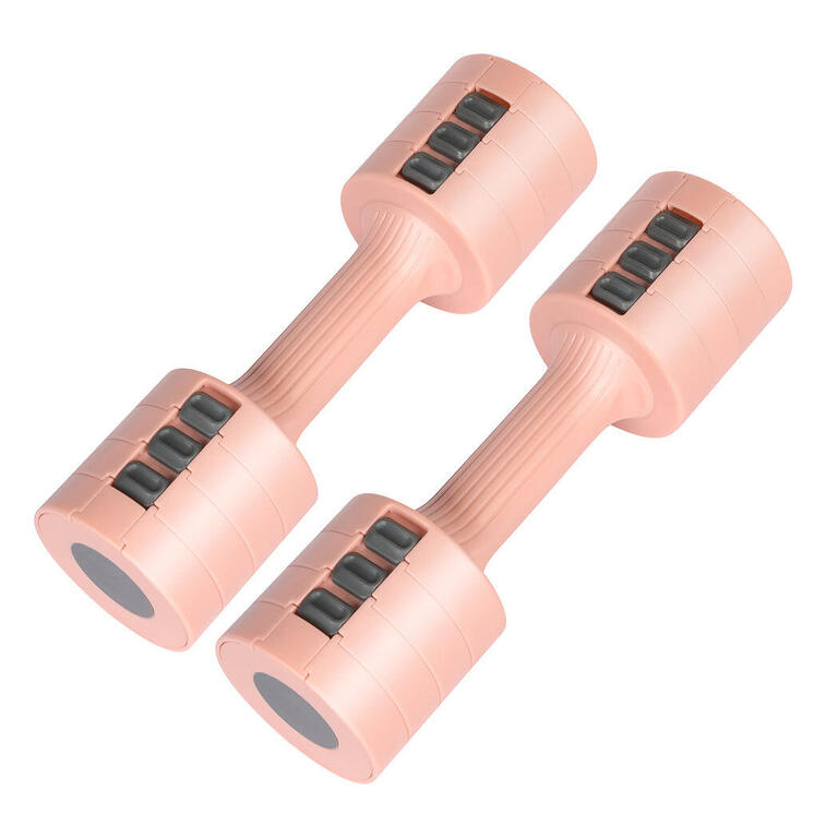 Centra 2x adjustable dumbbells 1-2.5kg metal set