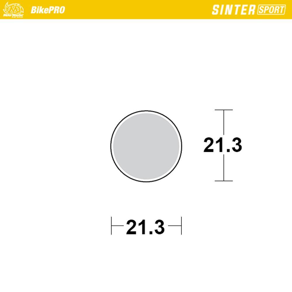 Pastillas de freno para bicicleta SinterSport - Clark CMD-5, CMD-7 2/4