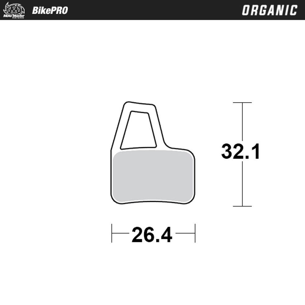 Pastiglie Freno Bici Organic con mescola in resina - Hayes El Camino 2/4