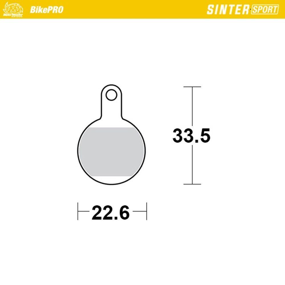 Plaquettes de frein de vélo SinterSport excellentes sur sol mouillé - Tektro Iox 2/4