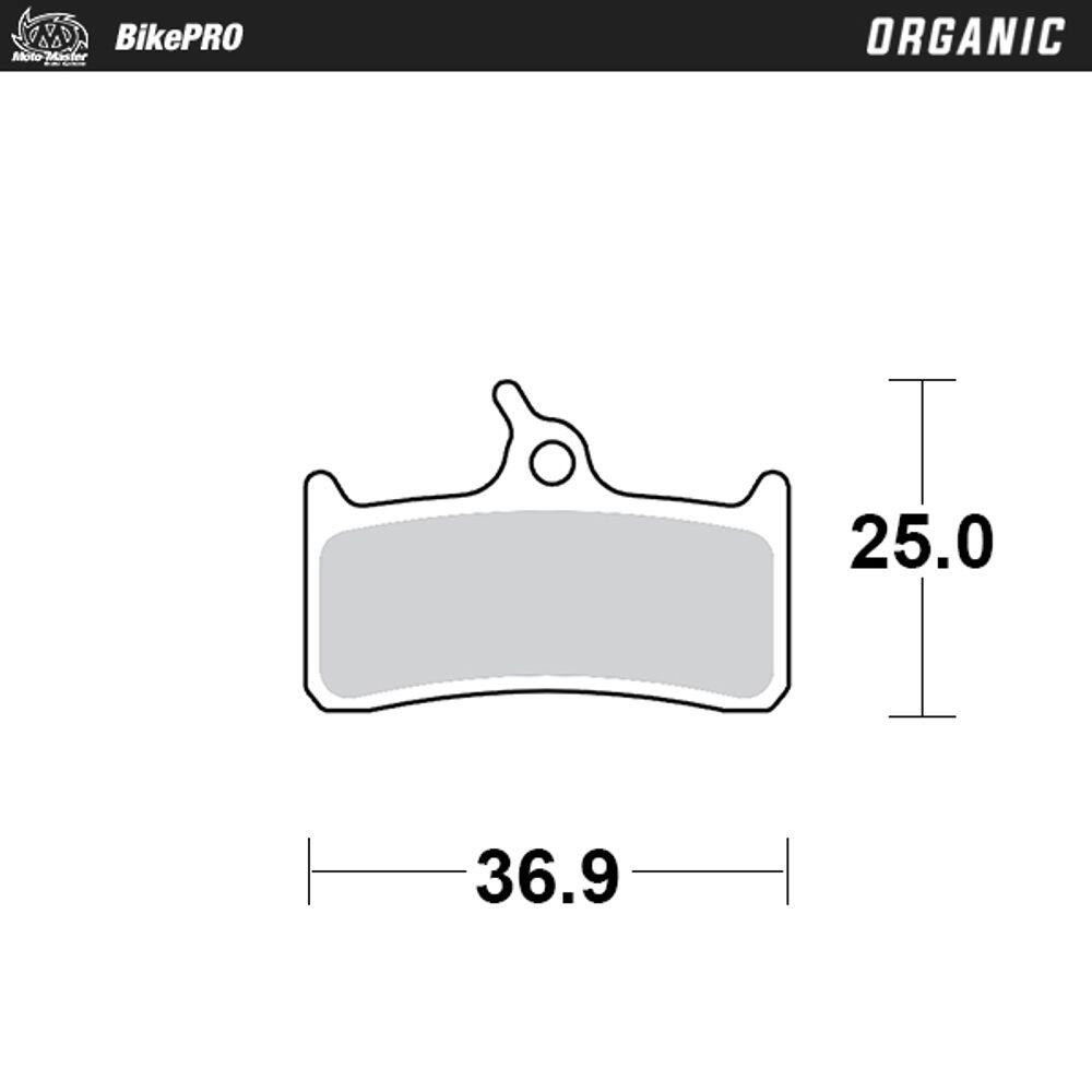 Pastiglie Freno Bici Organic con mescola in resina - Hope Mono M4 2/4