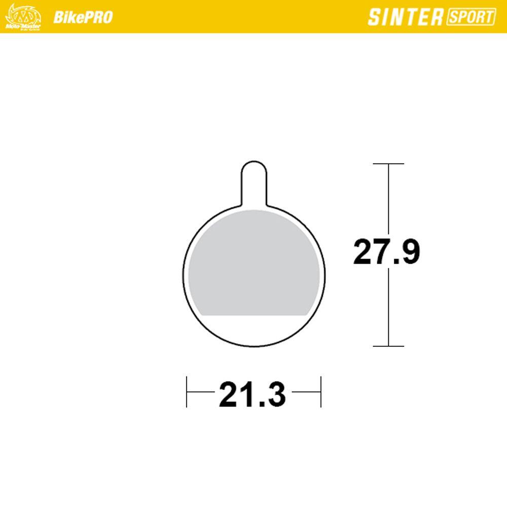 Pastillas de freno para bicicleta SinterSport, excelentes en mojado 2/4