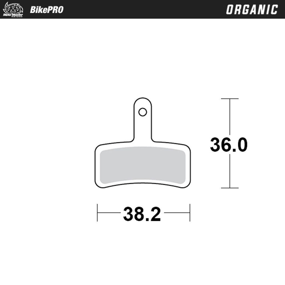 Pastiglie Freno Bici Organic con mescola in resina - Tektro Dorado HP-E 2/4