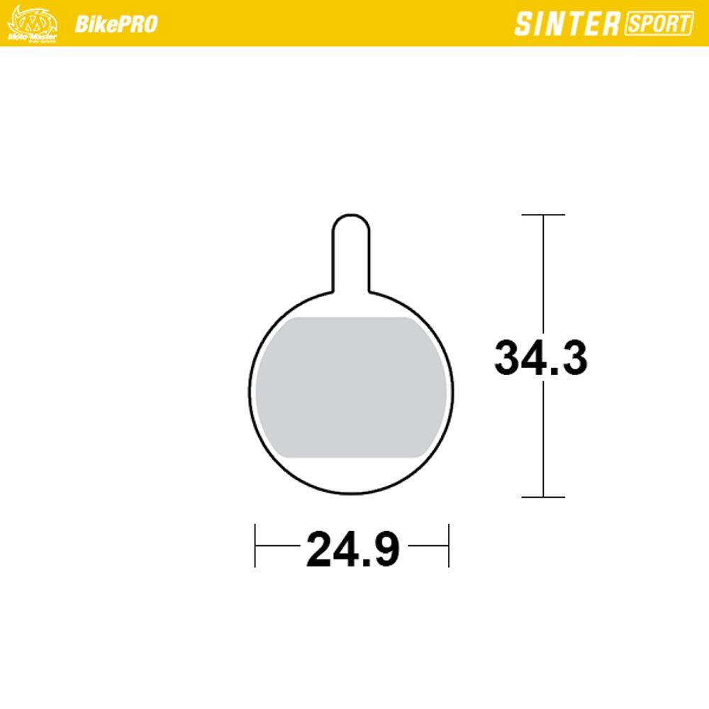 Pastiglie Freno Bici SinterSport ottime sul bagnato - Promax DS400, 610, 650 2/4