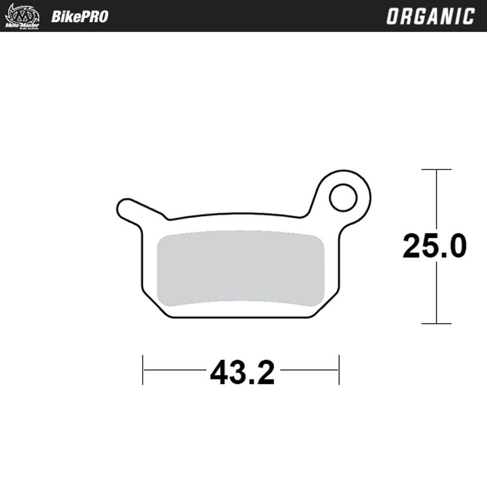 Pastiglie Freno Bici Organic con mescola in resina - Formula B4, 4 Racing 2/4