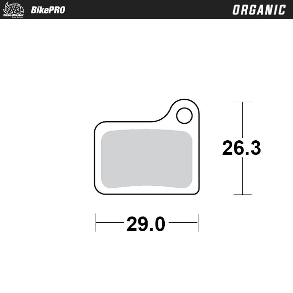 Pastiglie Freno Bici Organic con mescola in resina - Shimano Nexave 2/4