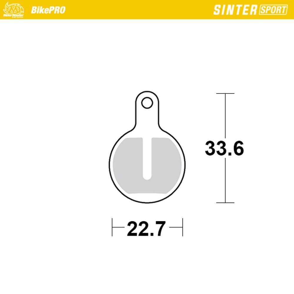 Pastillas de freno para bicicletas SinterSport - Tektro Lyra, Novela 2/4