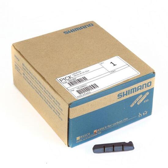 Pary szosowych klocków hamulcowych z włókna węglowego Shimano R55C4 (x50)