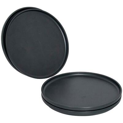 Bo-camp industrial collection ontbijtbord patom 4 stuks antraciet
