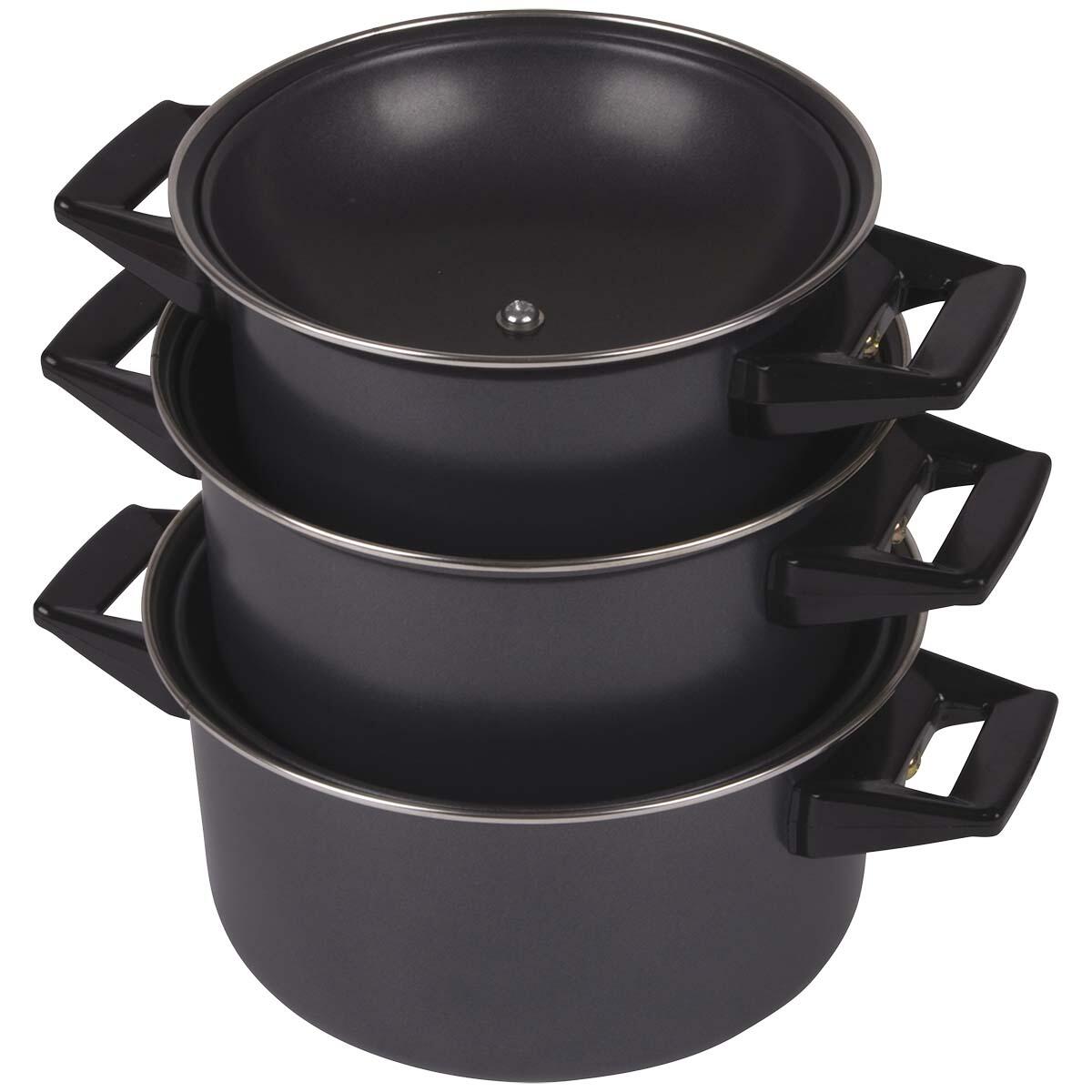 Batterie de cuisine - Rondo - 3 Pièces - Acier au carbone 6/6