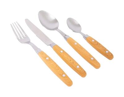 Bo-Camp - Urban Outdoor - Besteck-Set - Haggerston - 4 Personen - Edelstahl