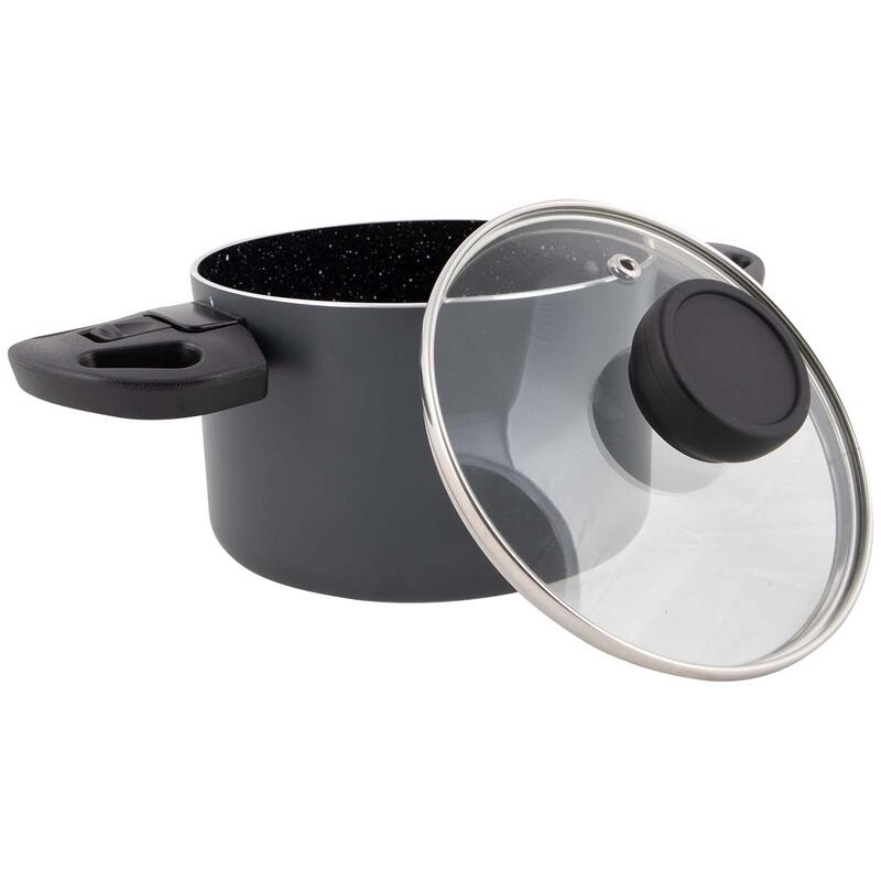 Bo-Camp - Batería de cocina - Twist - Compact 2 - Aluminio - Inducción