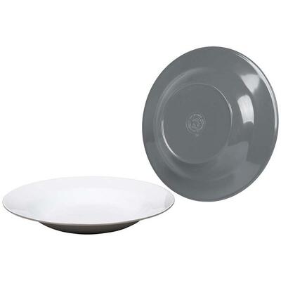 Bo-camp diepbord two-tone melamine 4 stuks grijs