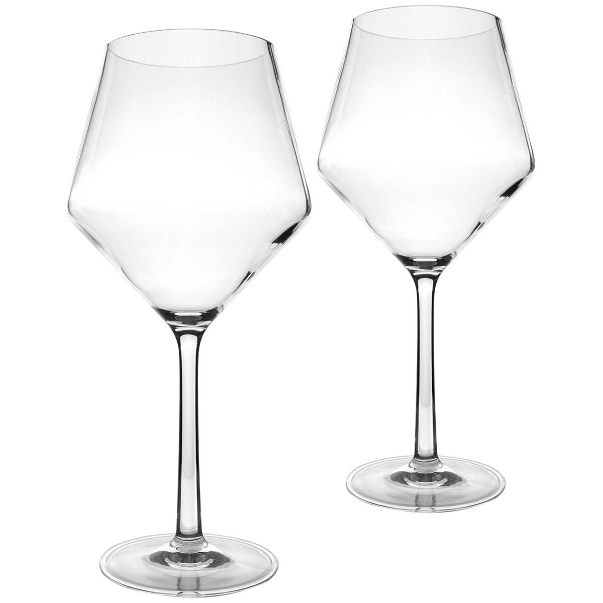 Rode wijnglas 600 ml 2 Stuks 4/4