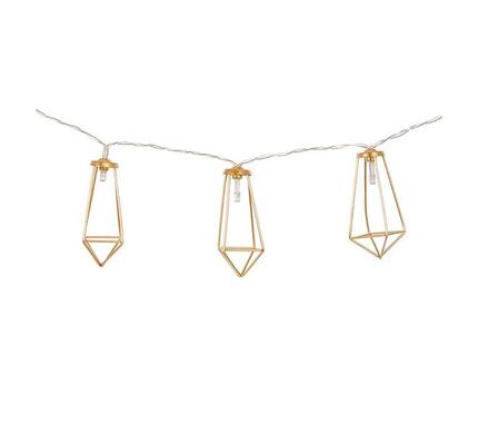 Industrial - Lichtketting - Galvin - 10 Lichten - 5 Lumen - Goud