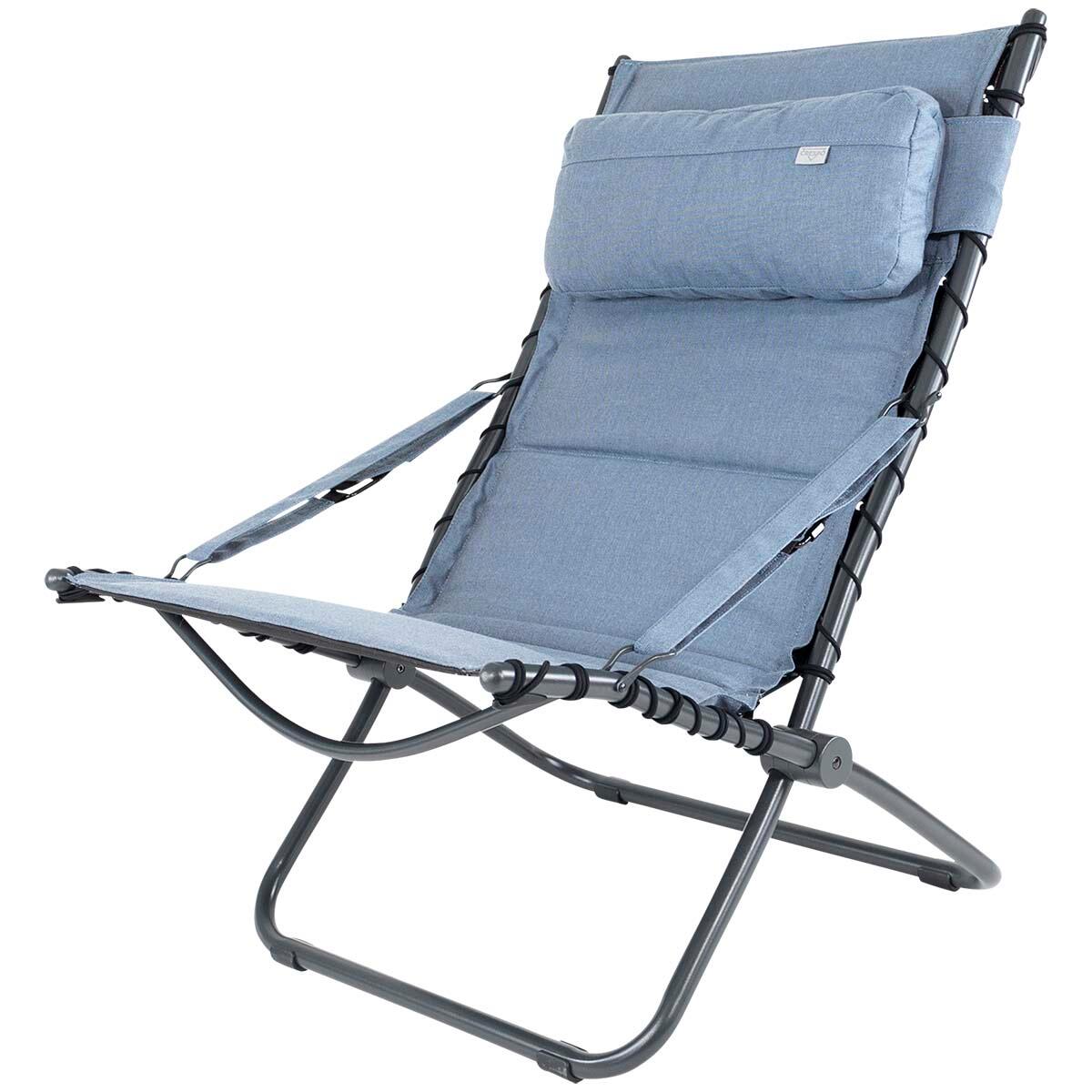 Crespo Loungestoel AP/262 Tex-Comfort Blauw 2/7