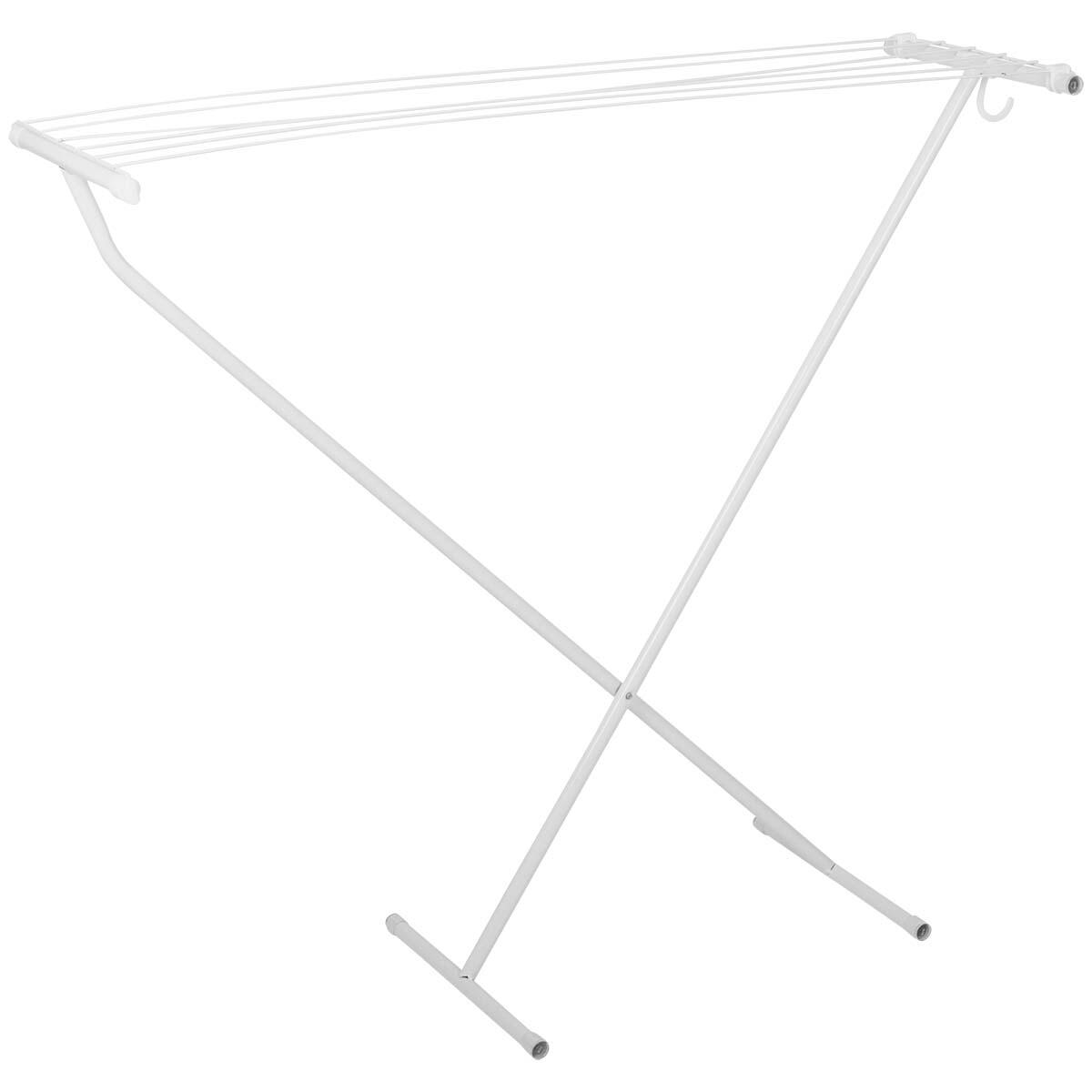 Droogrek - Compact - Staal - Schaarmodel - Wit - 5 3/6