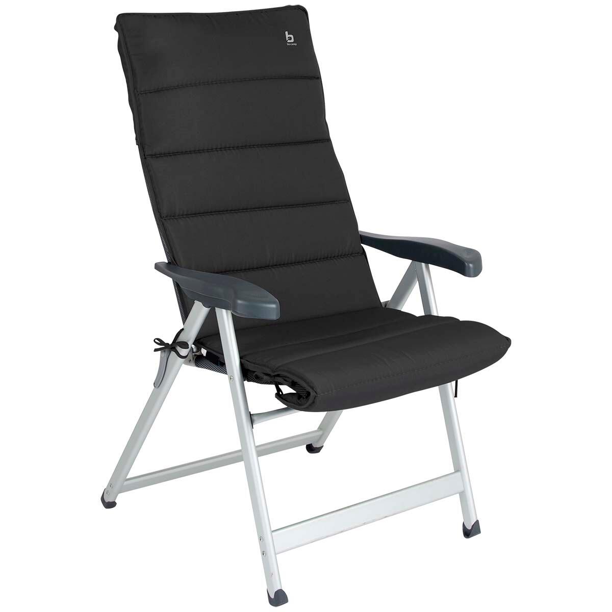 Bo-Camp - Stoelkussen - Universeel - Gepolsterd - Polyester - Antraciet 3/3