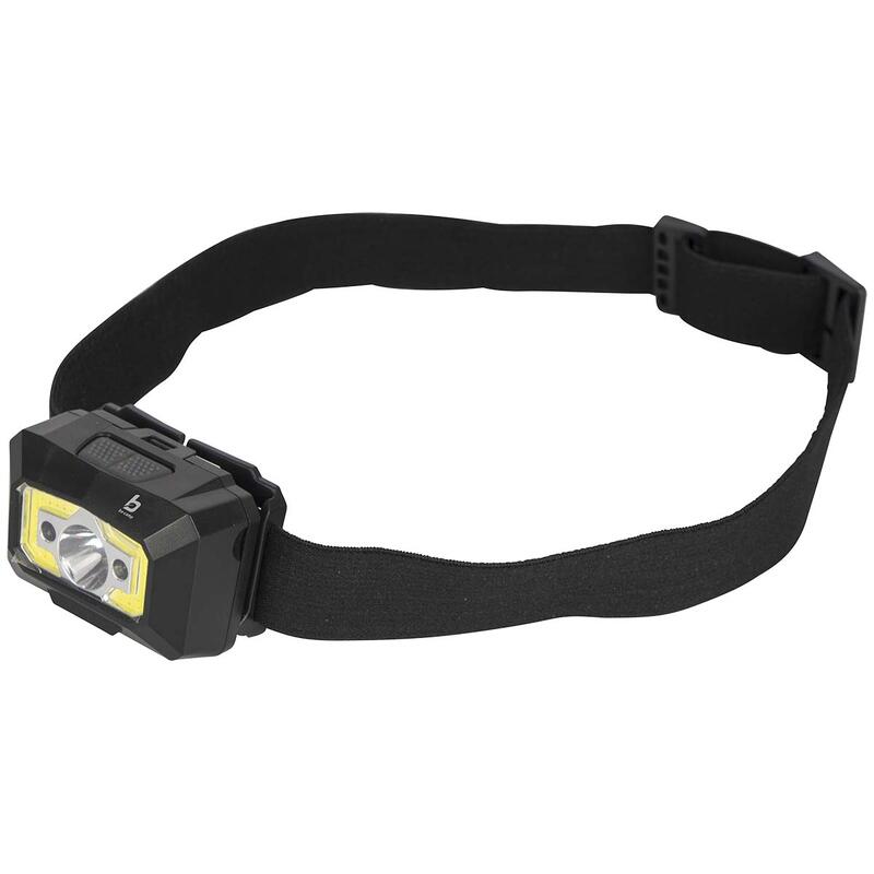 Bo-Camp - Lámpara de cabeza - Alta potencia 3 LED - Sensor - 300 Lumen