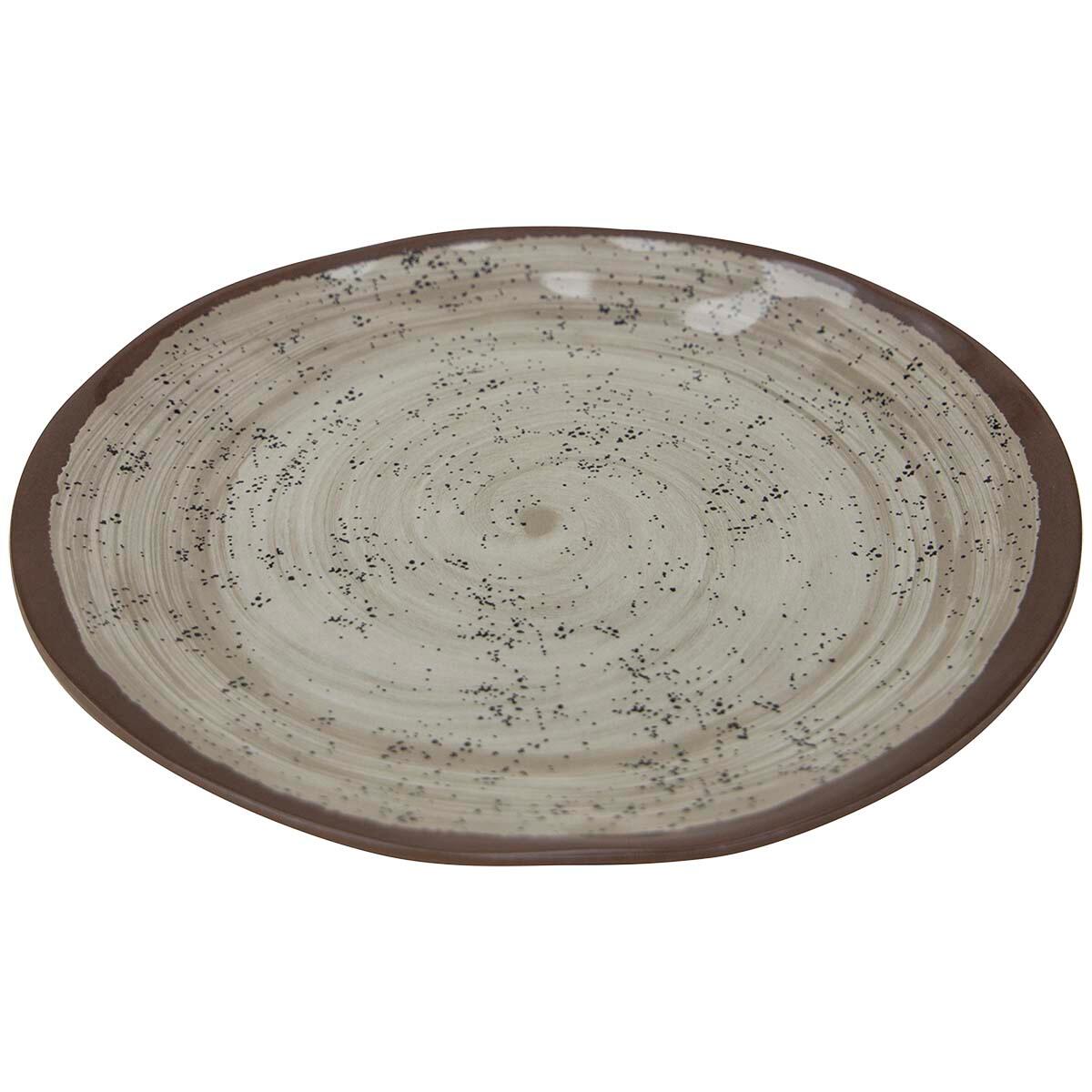 Assiette plate - Halo - Mélamine - 4 Pièces - Beige 2/2