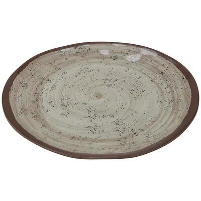 Bo-camp dinerbord halo 4 stuks melamine beige