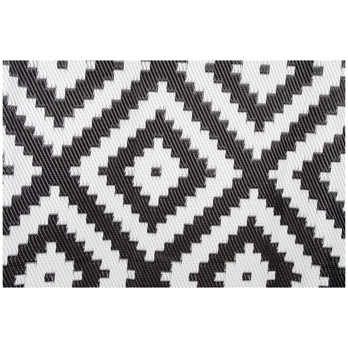 Bo-Camp Urban Outdoor collection Chill mat Falconwood Rond Zwart/Wit 6/7