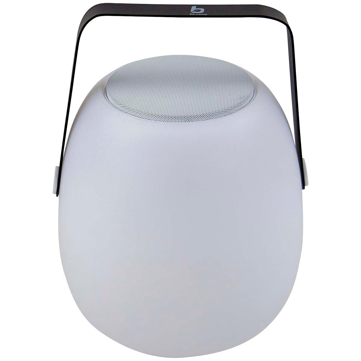 Bo-Camp Tafellamp met Bluetooth speaker Wade LED wit en zwart 2/7