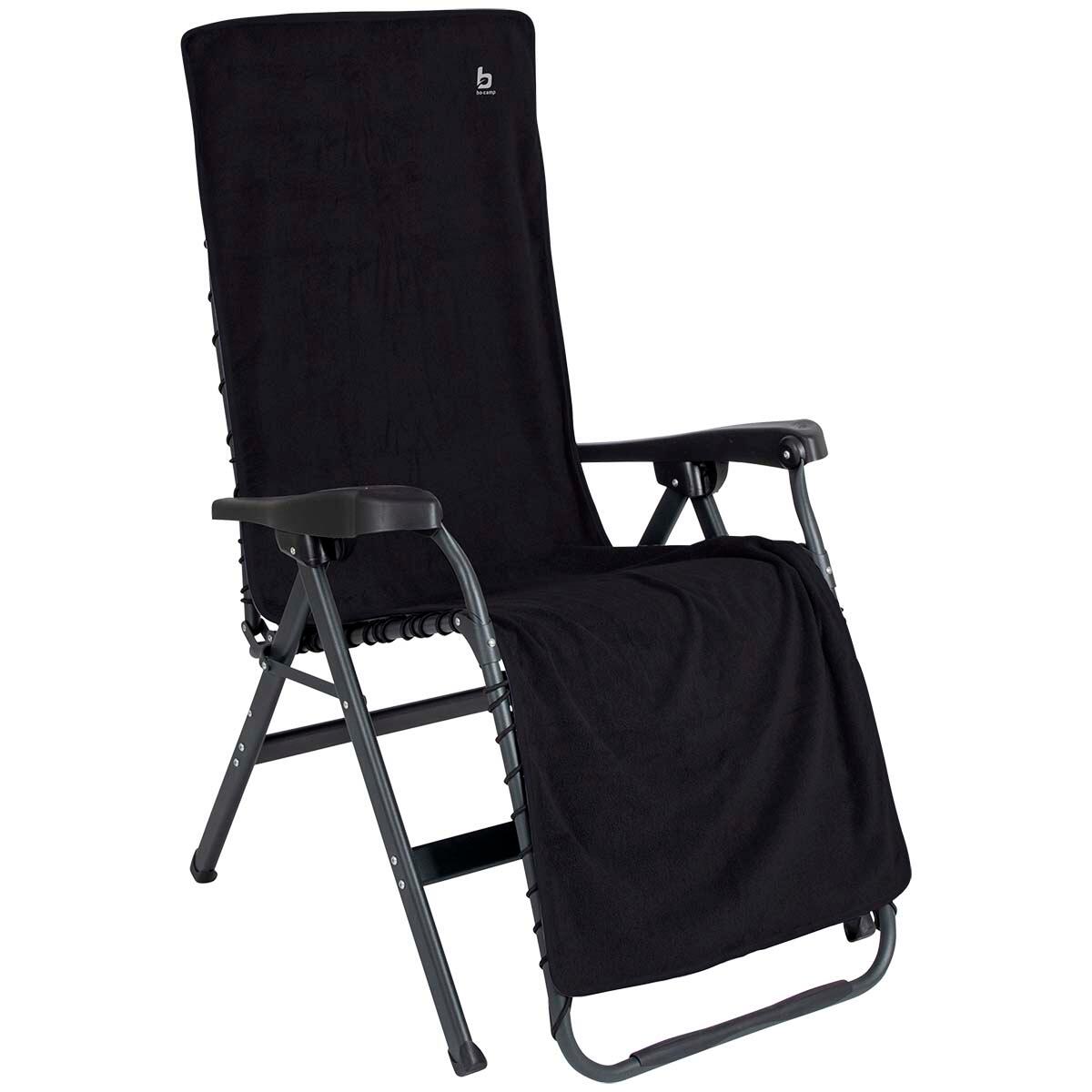 Toile de chaise - L - Universel - Tissu éponge - Anthracite 3/5