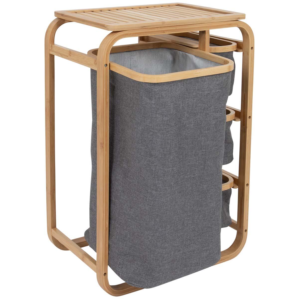 Bo-Camp Urban Outdoor collection Kast Kemptown Bamboe Grijs 3/7