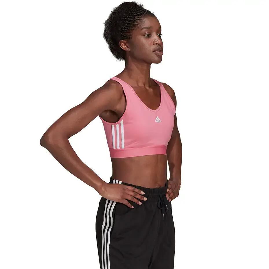 Stanik sportowy damski adidas Essentials 3-Stripes 2/6
