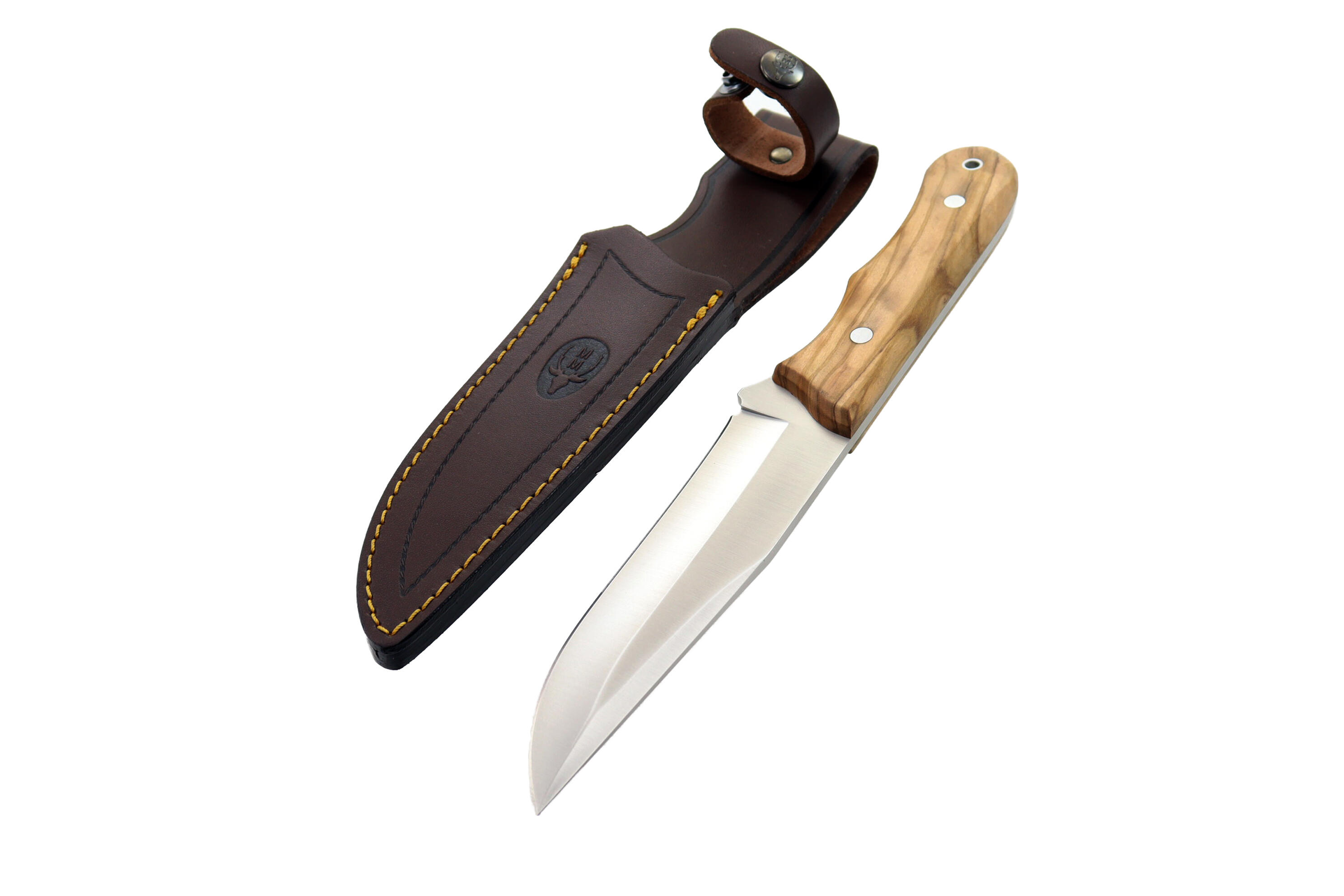Nóż myśliwski buscraft full tang Olive Wood 135 mm 4/6