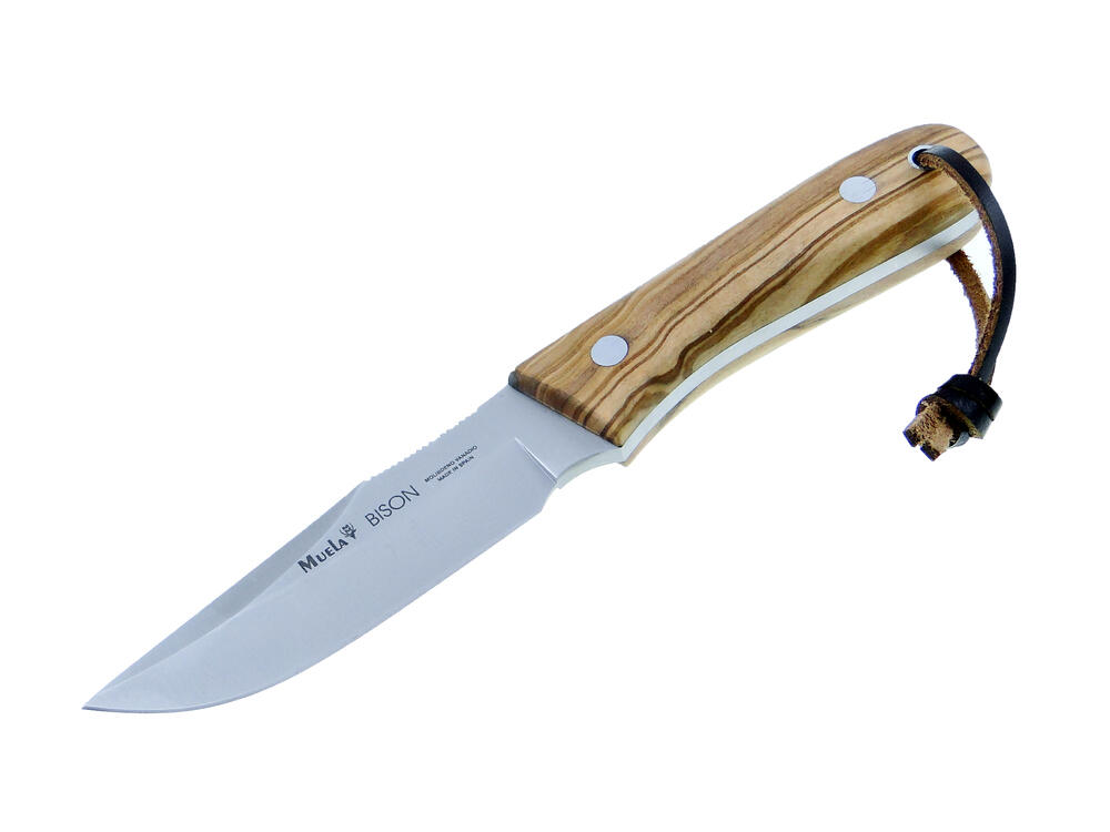 Nóż myśliwski buscraft hiszpański Bison Olive Wood 7/7