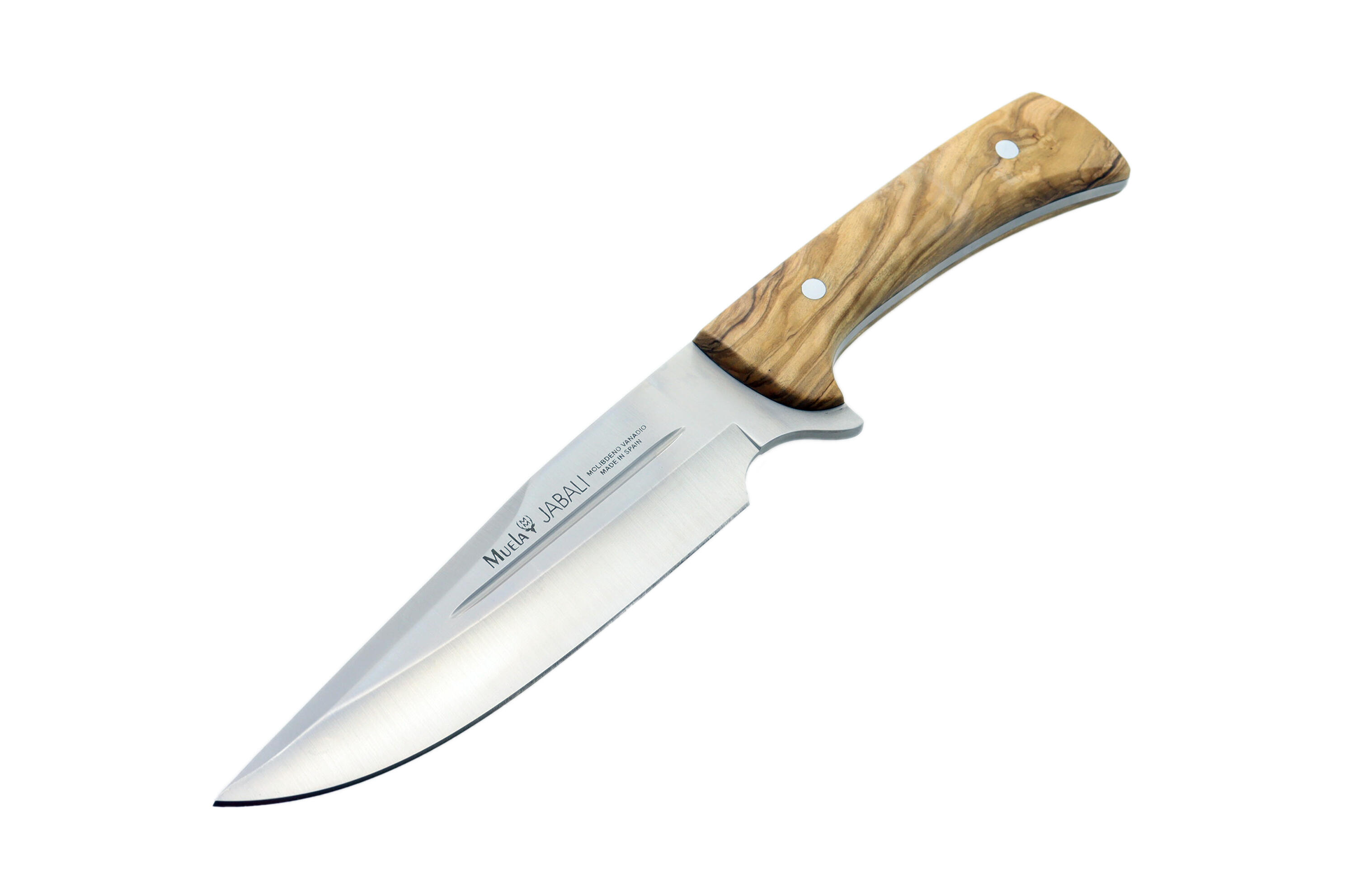 Nóż myśliwski buscraft hiszpański full tang olive wood 170 mm 3/6