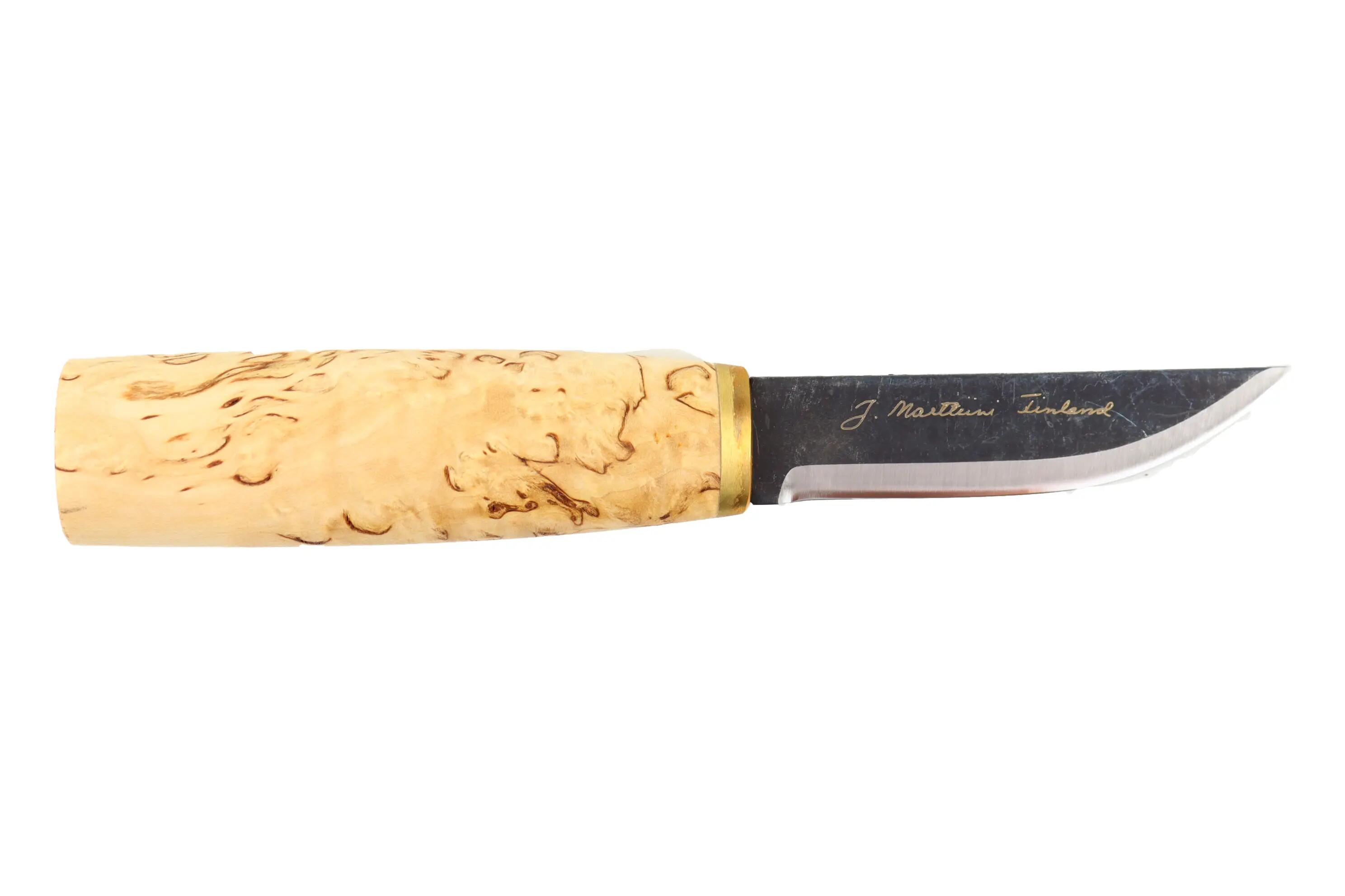 Cutit Marttiini Carving Arctic, lama 90 mm, cu teaca piele 5/5