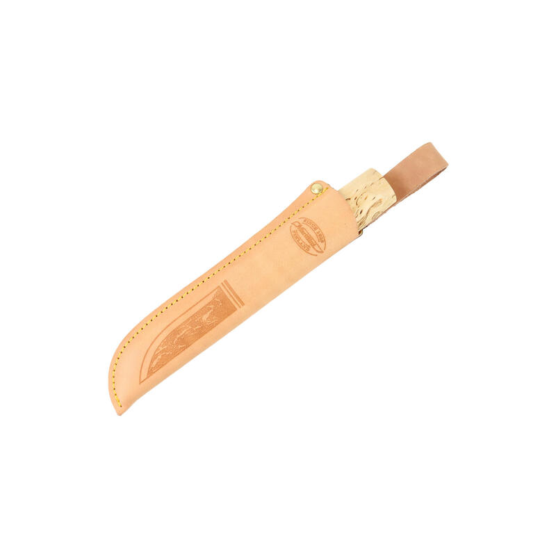 Cutit Marttiini Carving Arctic, lama 90 mm, cu teaca piele
