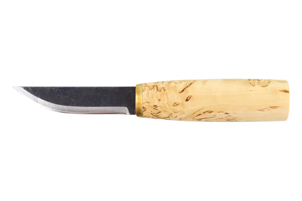 Nóż myśliwski buschcaftowy fiński Carving Artic stal węglowa