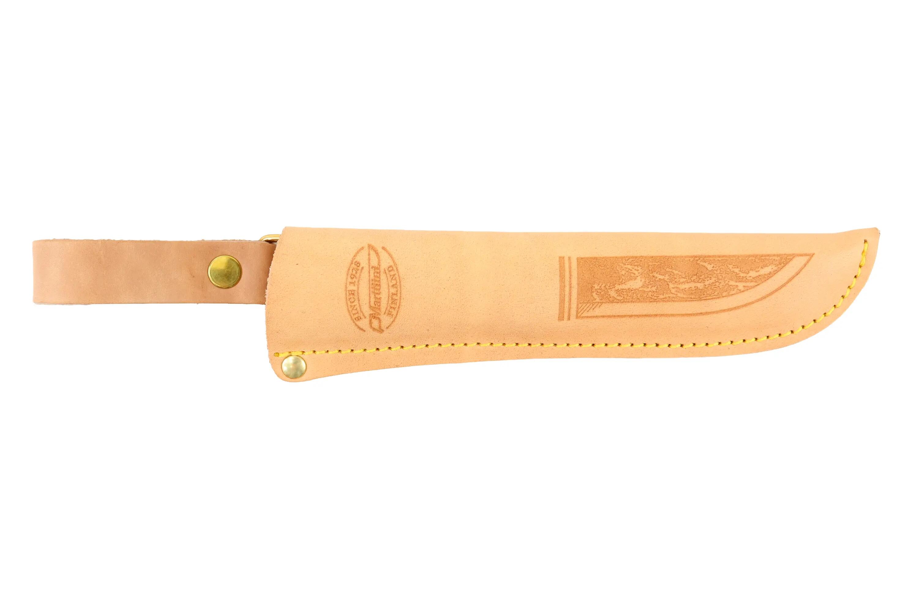 Cutit Marttiini Carving Arctic, lama 90 mm, cu teaca piele 3/5