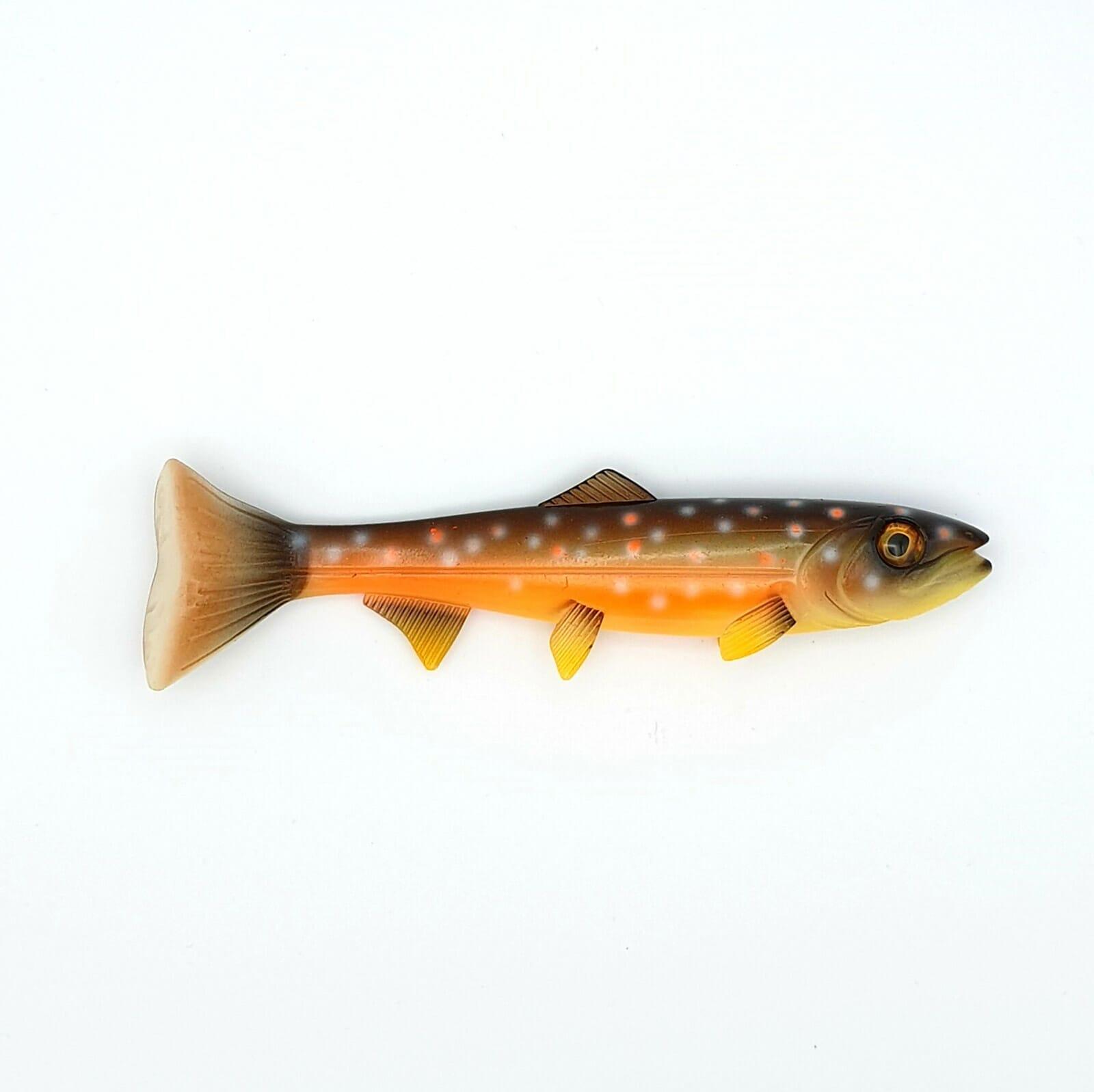HOSTAGE VALLEY Softbaits - Hostagevalley Troubletail UV Saibling - 18cm